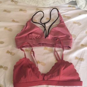 VS/ PINK bralettes